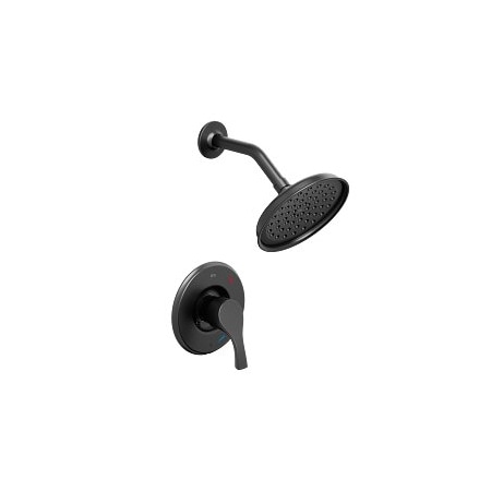 Moen Ash Shower Only Cycling Trim in Matte Black T58912EPBL